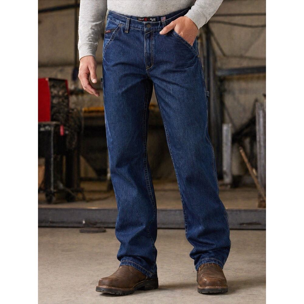 Ariat FR M4 Boot Cut Jeans Mens 38x30 Flame Resistant Workwear Denim